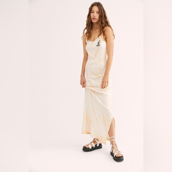Free People Dresses & Skirts - Free People x Daydreamer Noelle Column Tie Dye Maxi Slip Dress
